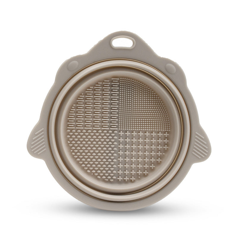 Silicone Folding Wash Bowl Makeup Circle